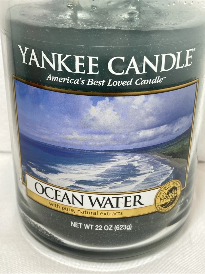 Yankee Candle Ocean Water 2 mechas 22 oz... Muy raro Foto 3 de 4