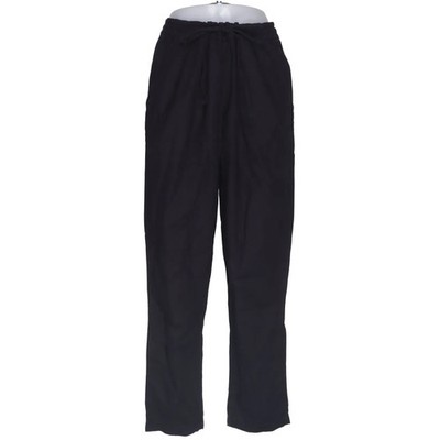 H&M, Hose, Größe: M, Schwarz, Leinen/Baumwolle, Einfarbig, Damen #7uP