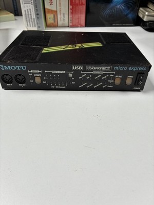 Motu Micro Express USB MIDI Interface SMPTE