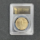 2021 1 oz Gold Eagle (Type 2) MS-70 PCGS (FDI, Black Label)