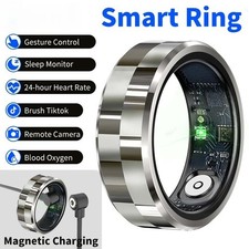 Smart Ring Health Tracker Fitness Tracker Heart Sleep for iOS Android Size 8-11