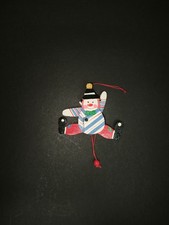 Hampelmann | Holz-Spielzeug | Hampelfigur | Clown | Bunt | 9 x 5 cm