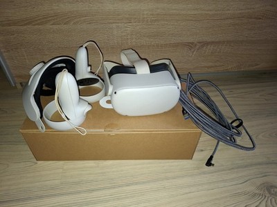 Meta Quest 2  128GB VR-Headset, Weiß, Link Kabel, Elite Strap