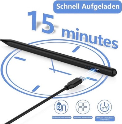 Stylus Pen Magnetstift für iPad Android iPhone mit präziser Neigungsempfindlichkeit