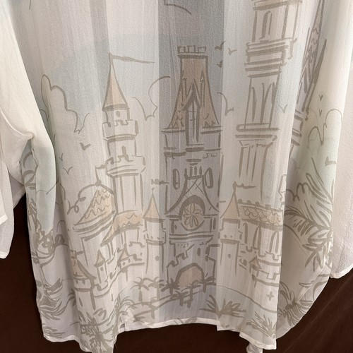 Chaqueta Kimono de Seda Castillo Fantasyland Parques Disney Topper Kingdom Couture GRANDE - Imagen 1 de 10