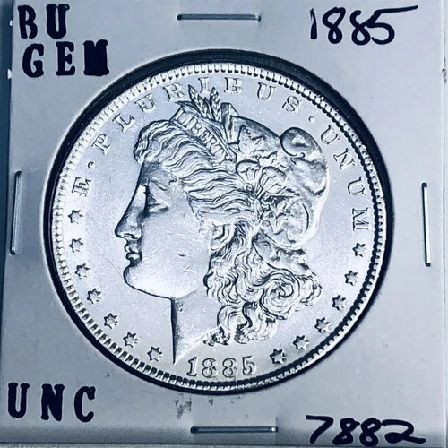 1885 BU GEM MORGAN SILVER DOLLAR UNC MS+++ U.S. MINT RARE COIN 7882