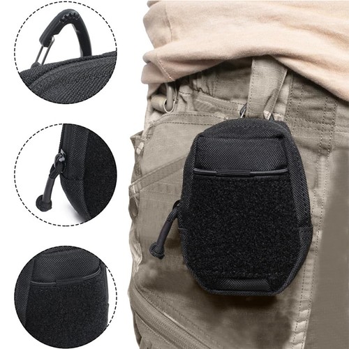US Tactical Keychain Pouch EDC Pocket Organizer Wallet Coin Purse Key Waist Case - Picture 8 of 9