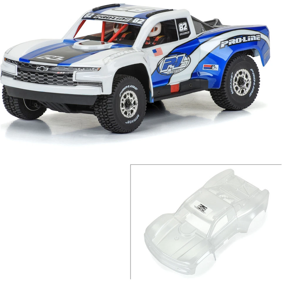 Pro-Line 367517 Pre-Cut 2019 Chevy Silverado Trophy Truck Clear Body for Arrma M - Image 3 of 3