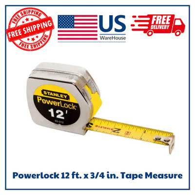 PowerLock 12 ft Tape Measure Measuring Tape Tool