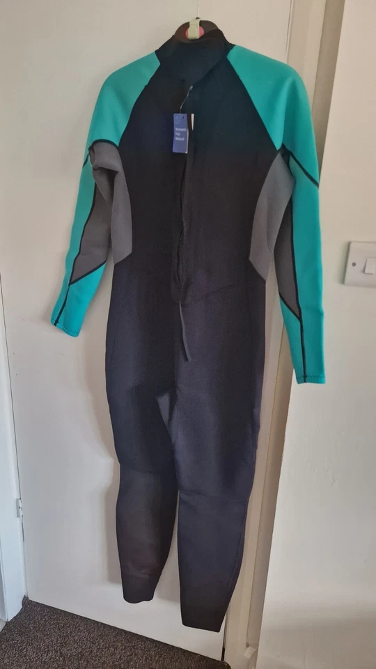 LADIES WOMENS FULL LENGTH WETSUIT NEOPRENE SWIMMING KAYAK SURFING SUP TRIDENT - Image 2 of 4