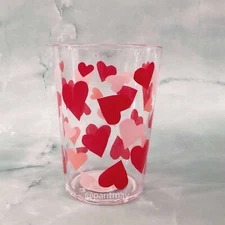 Valentine's 16 fl oz Hearts Plastic Cup- Room Essentials (NEW)