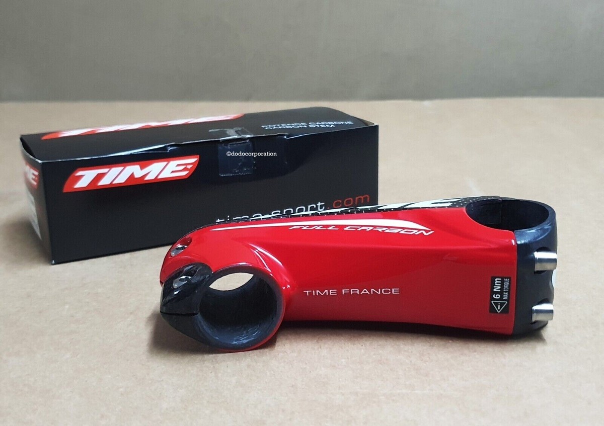TIME STEM MONOLINK ULTEAM FULL CARBON Red 110mm | eBay