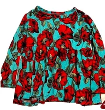 Posh Peanut Alice & Olivia Beach Bliss Dress Baby Girl Floral Sz 12-18 mos Fall