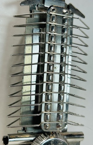 Vintage Barber King Razor Blade Brush Stainless Steel Made In USA - Picture 6 of 9