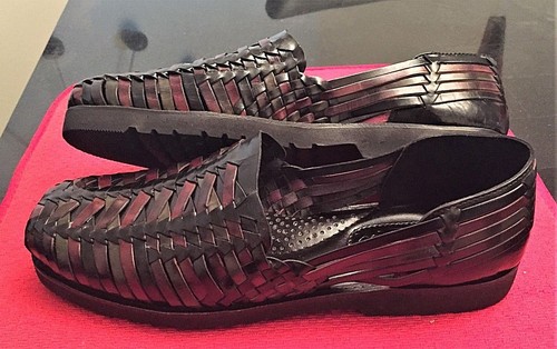SUNSTSEPS MEN'S "BARCLAY" HAND WOVEN TWO-TONE SHOES SIZE 11M - NEW IN BOX - Picture 5 of 8