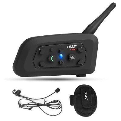 EJEAS V6C Professional Football Referee Bluetooth Intercom, 2 People Full Dup...