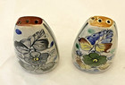 Mexican Tonala Pottery Salt & Pepper Shakers, Original Cork Stoppers VTG — photo 2