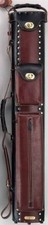 Instroke Cowboy 2x4 Leather Pool Cue Case Brown  Black w/ FREE Shipping