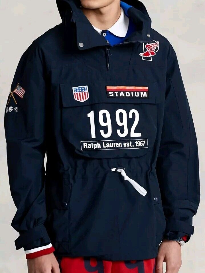 NWT Polo Ralph Lauren Tokyo Stadium Anorak Jacket 1992 Pwing NWT Polo Ralph Lauren Tokyo Stadium Anorak Jacket 1992 Pwing