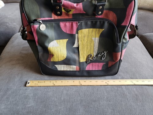 Vintage Roxy 90s Y2K bag Patent Vinyl case travel 90s Limited Edition Rare! - Picture 11 of 24