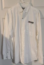 tracker marine group collection white button up long sleeve shirt XXL