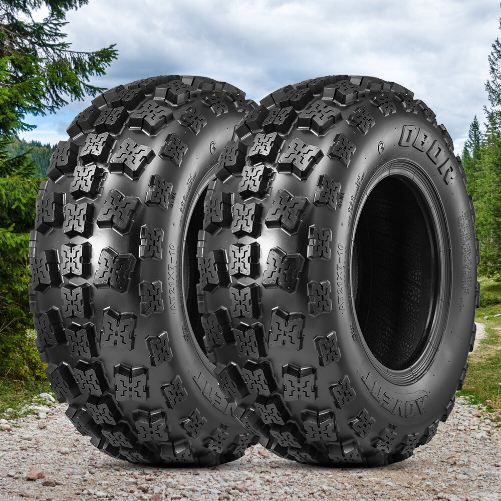 Set 2 Obor 21x710 ATV Tires 6Ply 21x7x10 High Quality Tubeless