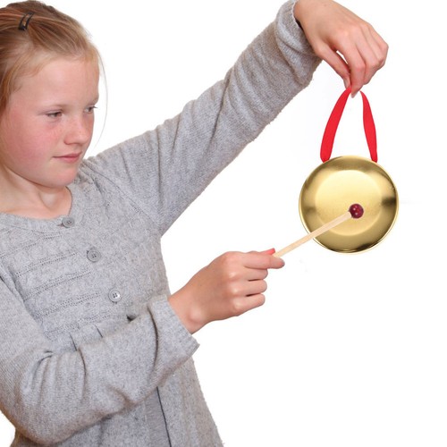 Child Portable Gong Traditional Chinese Music Instrument with Mallet - Bild 10 von 12