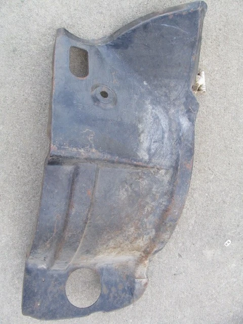 1959 Ford Galaxie Fairlane left front fender splash panel - Image 3 of 4