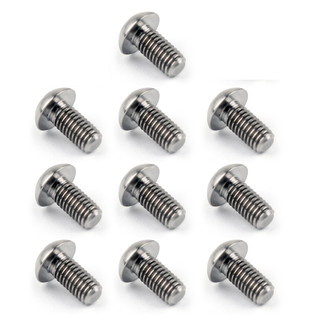 titanium bottle cage bolts black