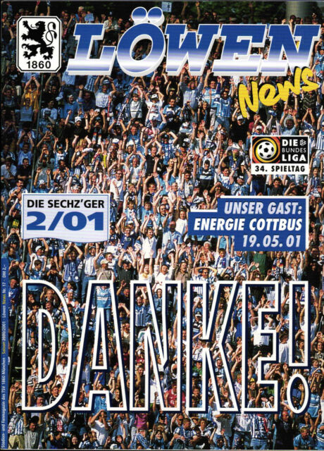 Bl 2000/2001 1860 München - FC Energie Cottbus 19.05.2001