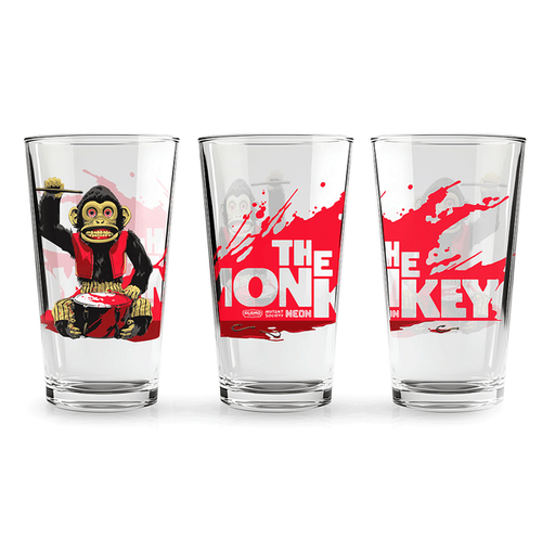 Stephen King's The Monkey Alamo Drafthouse Exclusive Ltd Ed. Pint Glass NEW