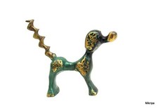  Korkenzieher Pudel Marke HAKULI aus Israel 50er Jahre,vintage corkscrew poodle 