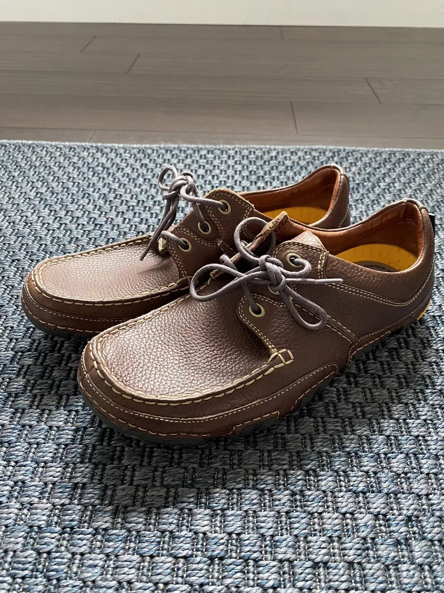 Brand New Hush Puppies Thunder Deck Shoe Mens 8 Vibram Sole Brown