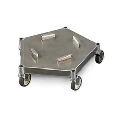 Prairie View Industries D319P Mobile UFO Trash / Waste Can Dolly