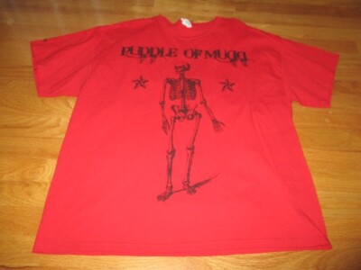 2010 Post-Grunge PUDDLE OF MUDD Spring Concert Tour (XL) T-Shirt