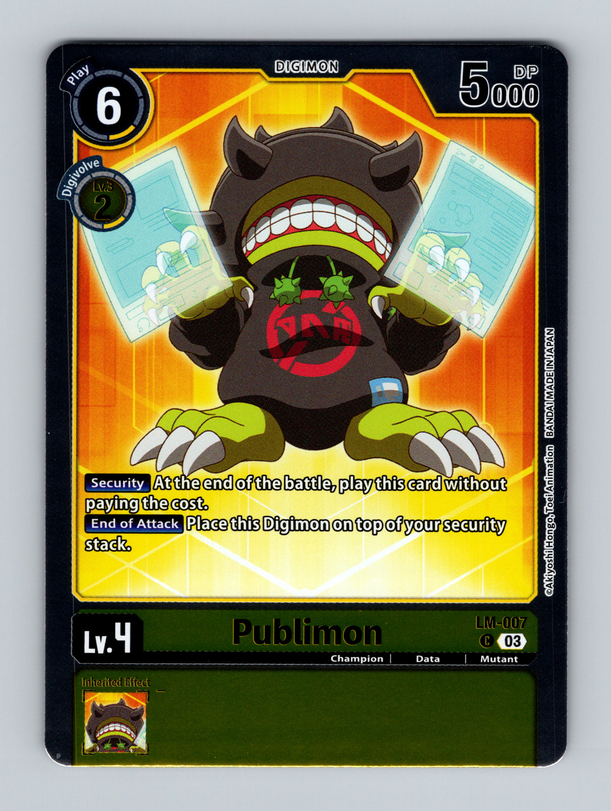 Digimon - Publimon (English Exclusive) - Exceed Apocalypse (BT15) LM-007 C