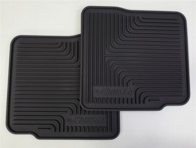 NOS 2003-2005 Chrysler PT Cruiser 2nd Row Slush Floor Mats Dark Slate 82207866AB