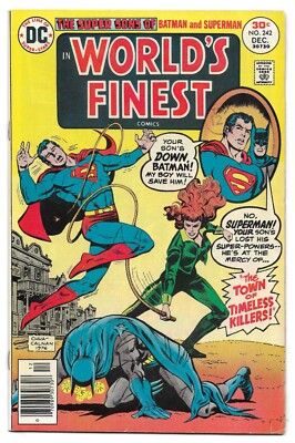 World's Finest #242 (Vol 1) : F/VF : ''Town of the Timeless Killers''