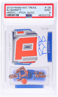その他 RJ Barrett RC rookie auto PSA9 2019 panini spectra RJ