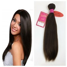 100 HUMAN HAIR Premium Yaki 16" Weaving Weft Color Soft  Tangle Free 4oz.