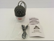 COORS LIGHT BLUE TOOTH LED SPEAKER WITH CHARGER, GRAY WHITE, MANUAL, NNB