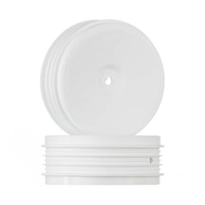 NEW DE Racing DER-PSB-AFW 1/10 Speedline Plus Buggy Wheel Rims (2) Frt White