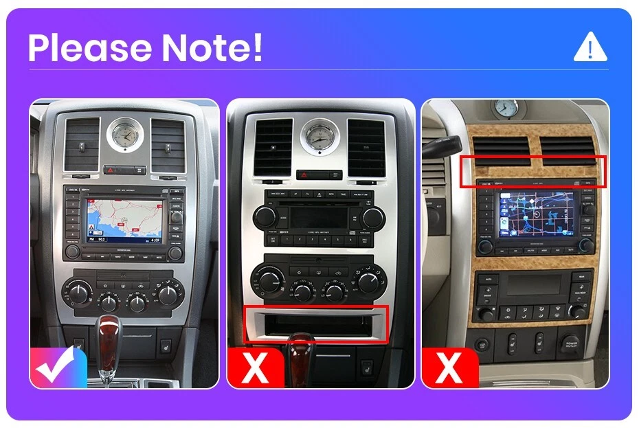 RADIO 2 DIN ANDROID PER CHRYSLER C300 CARPLAY RDS 2/32 GPS WIFI USB - Immagine 3 di 4