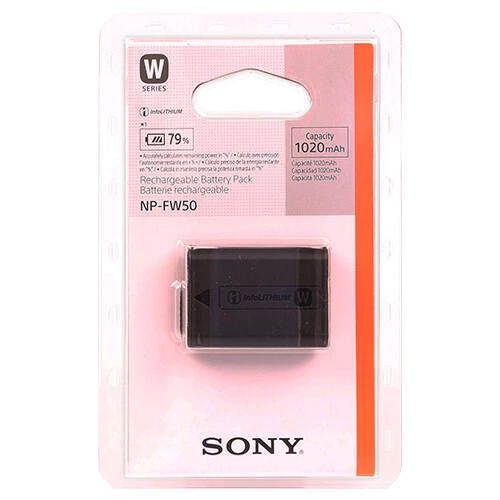 Sony NP-FW50 Lithium-Ion Battery Pack For Alpha A5100 A6000 A6400 A7 R S NEX 3 5