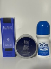 Avon Classic Night Magic cologne and Body Cream/ Roll On Deodorant For Women