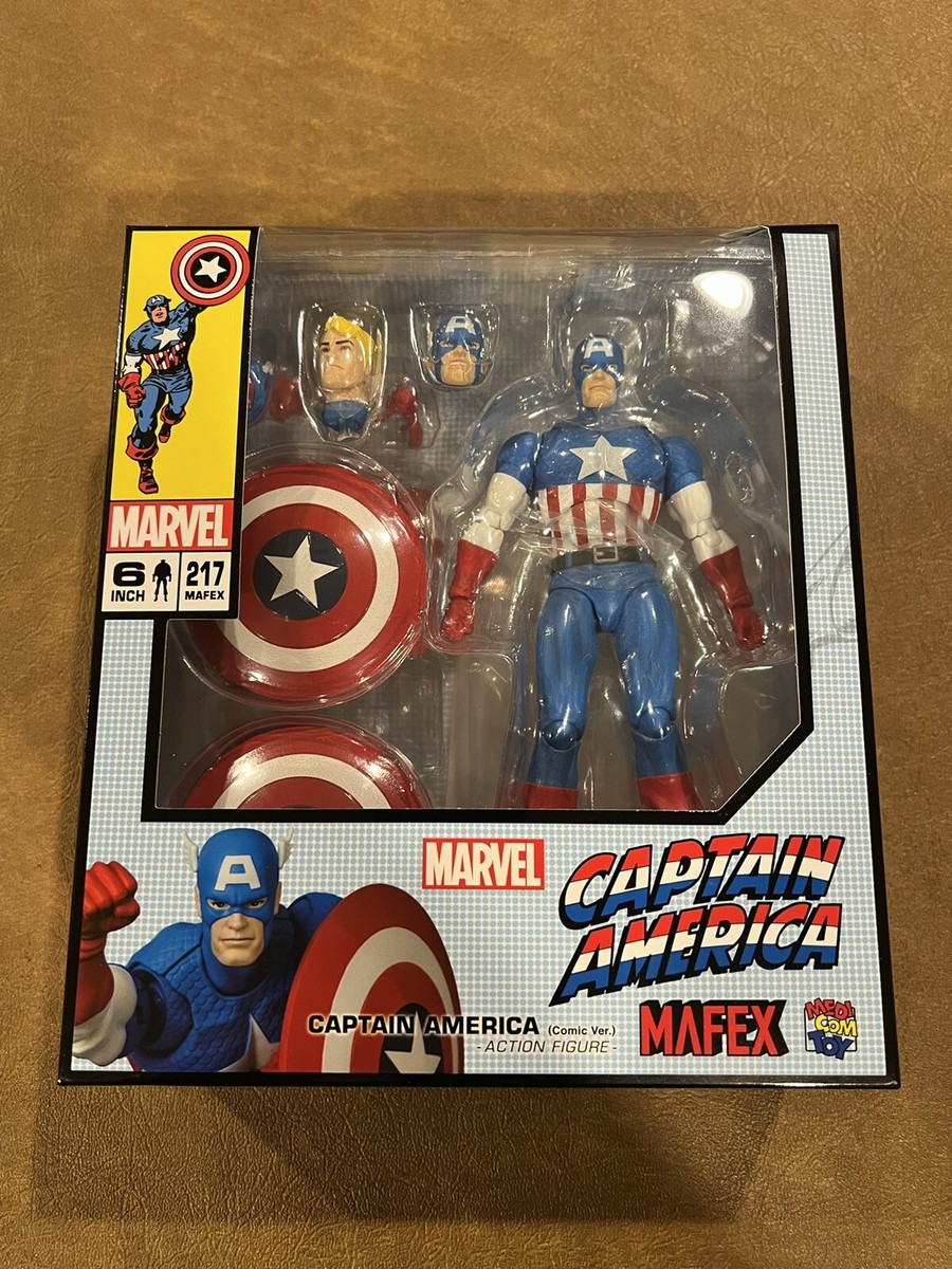 MAFEX CAPTAIN AMERICA COMIC Ver. Figure Medicom Toy No.217 MAFEX CAPTAIN AMERICA COMIC Ver. Figure Medicom Toy No.217