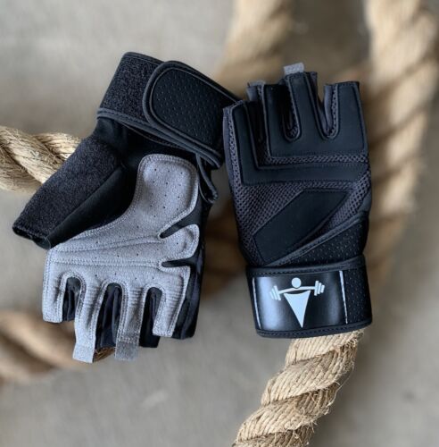 Guantes de gimnasio de alta resistencia para Crossfit WOD entrenamiento culturismo levantamiento de pesas potencia - Imagen 20 de 29