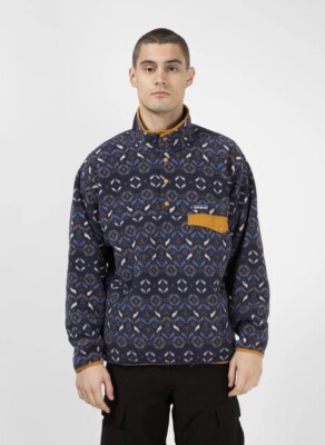 Patagonia Men Synchilla Snap-T Pullover - Tundra Cluster Print