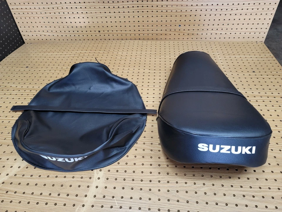 FUNDA ASIENTO SUZUKI TS250 SUZUKI TS400 MODELO 1971 A 1973 + CORREA [*S-70] Foto 4 de 4