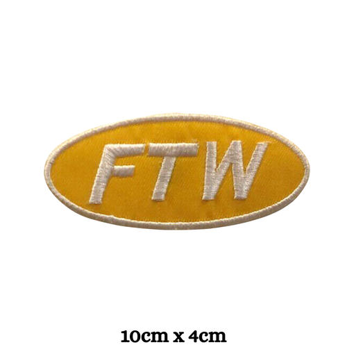 Insignias Live Free Ride FTW hierro o coser en parches bordados aplique - Imagen 9 de 20